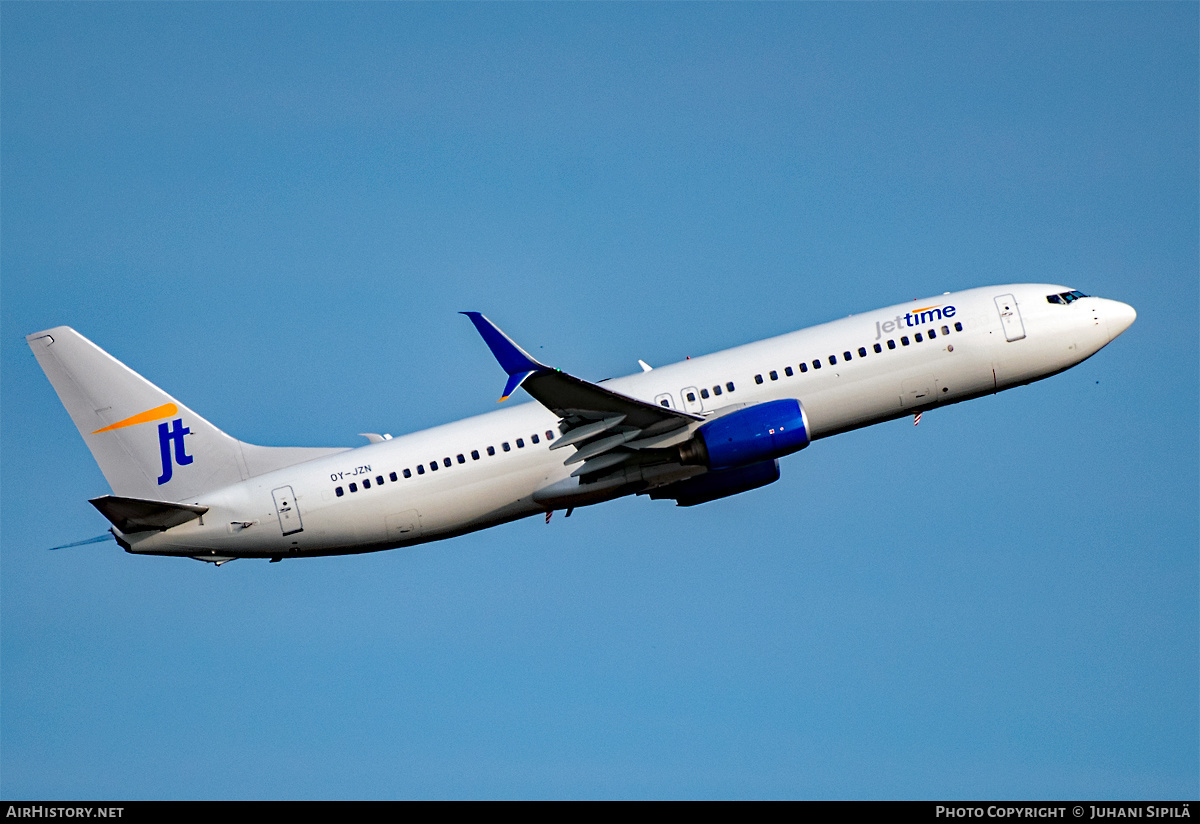 Aircraft Photo of OY-JZN | Boeing 737-8K5 | Jettime | AirHistory.net #499515