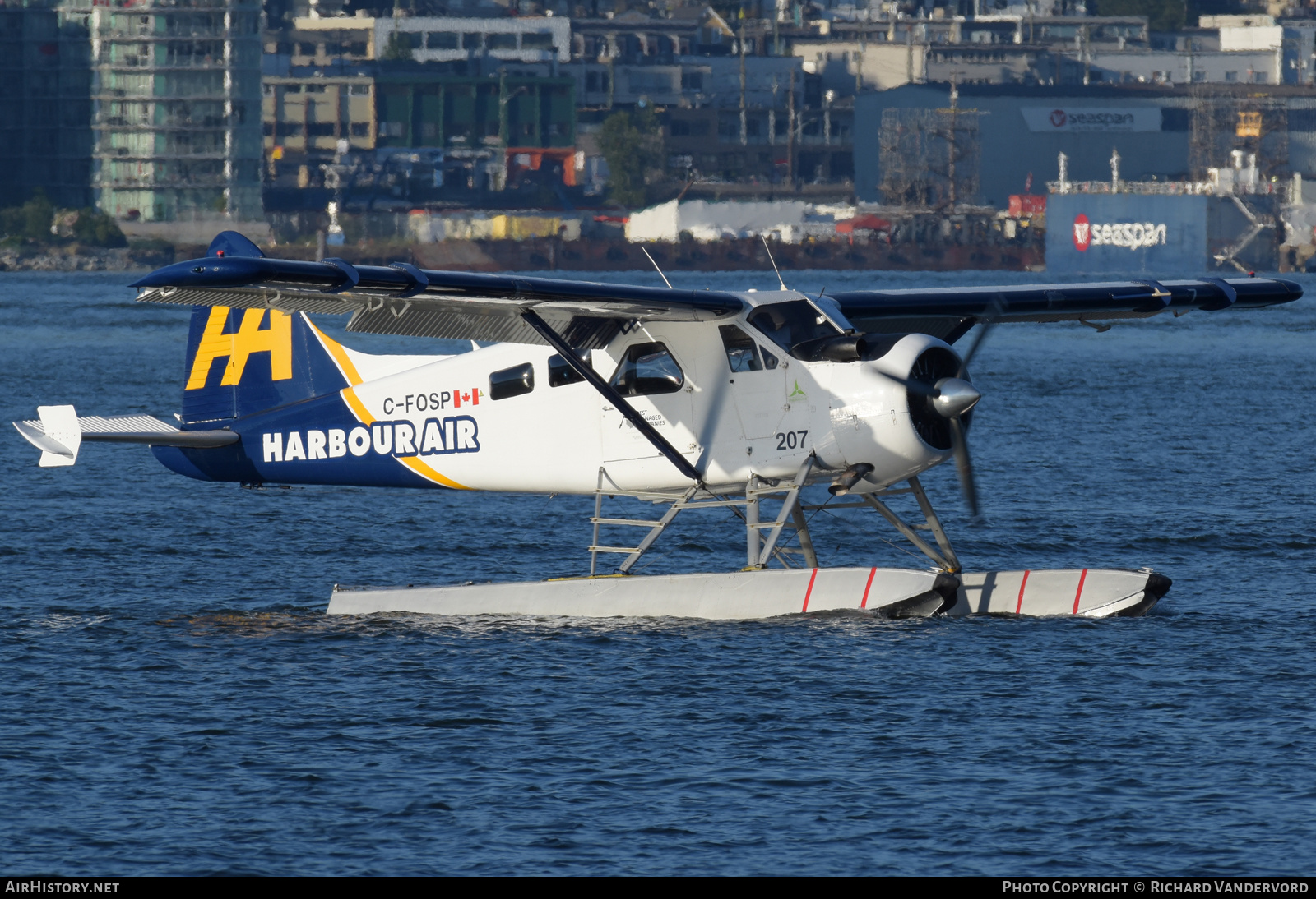 Aircraft Photo of C-FOSP | De Havilland Canada DHC-2 Beaver Mk1 | Harbour Air | AirHistory.net #499568