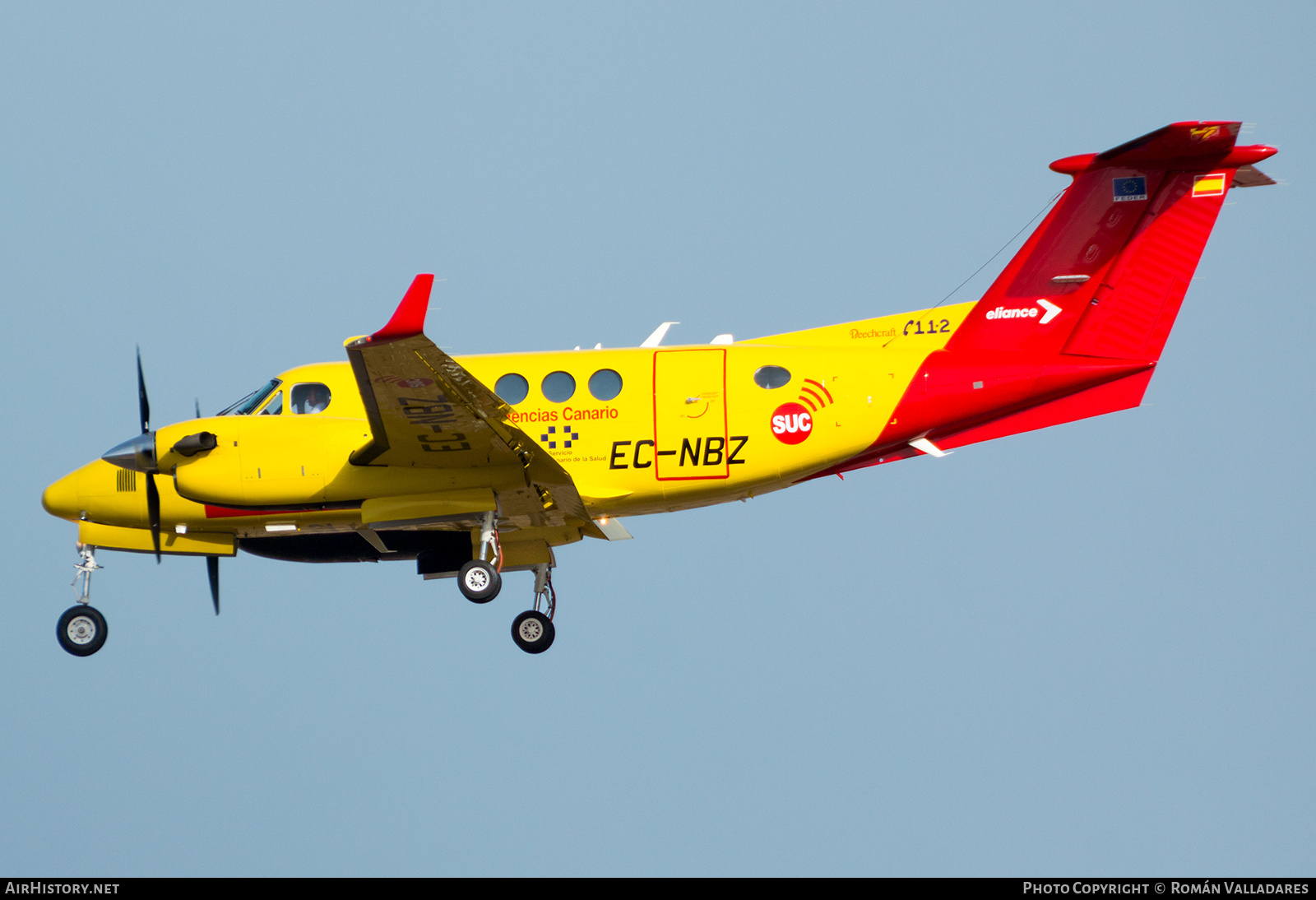 Aircraft Photo of EC-NBZ | Beechcraft 250 King Air (200GT) | Servicio de Urgencias Canario - SUC | AirHistory.net #499570