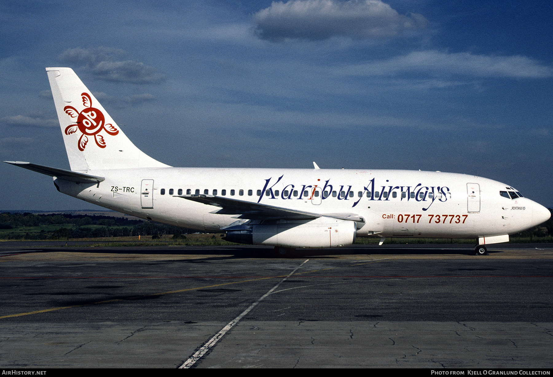 Aircraft Photo of ZS-TRC | Boeing 737-242/Adv | Karibu Airways | AirHistory.net #499579