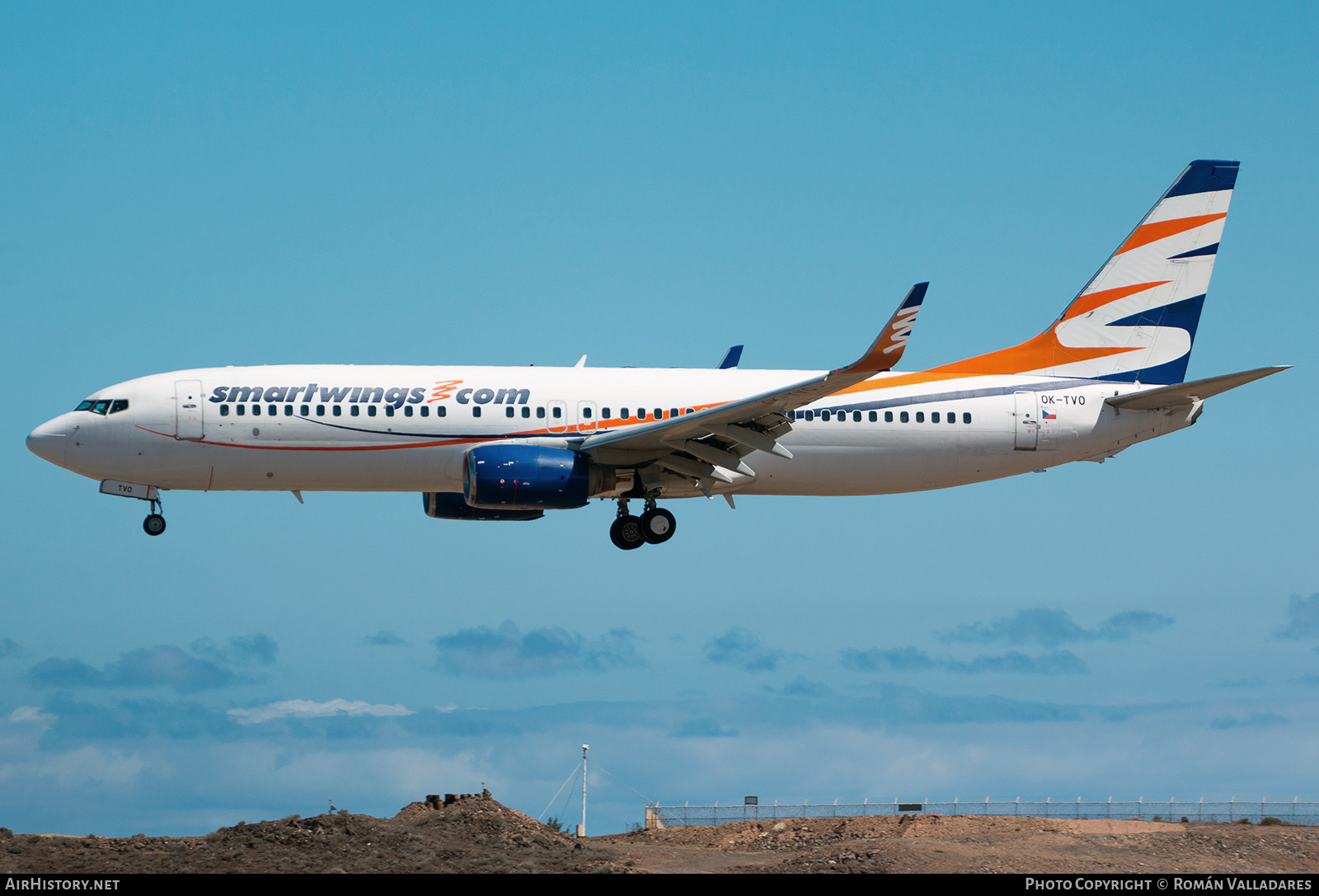 Aircraft Photo of OK-TVO | Boeing 737-8CX | Smartwings | AirHistory.net #499587