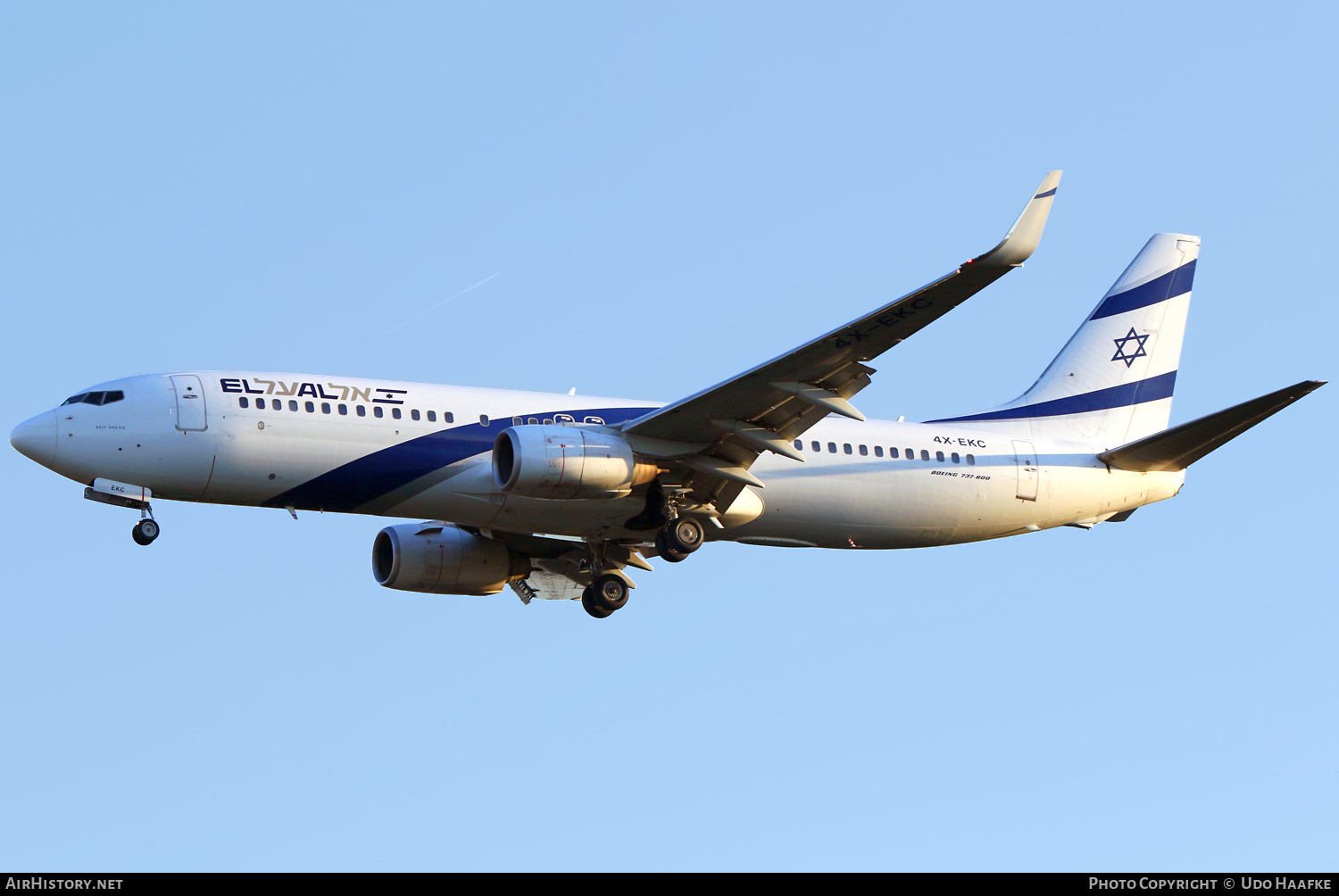 Aircraft Photo of 4X-EKC | Boeing 737-858 | El Al Israel Airlines | AirHistory.net #499605
