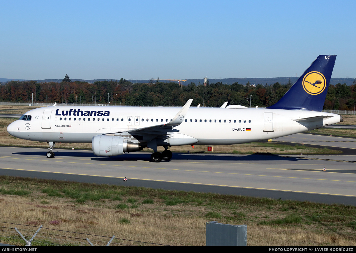 Aircraft Photo of D-AIUC | Airbus A320-214 | Lufthansa | AirHistory.net #499635
