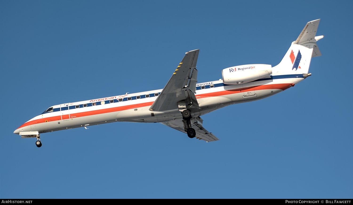 Aircraft Photo of N809AE | Embraer ERJ-140LR (EMB-135KL) | American Eagle | AirHistory.net #499670