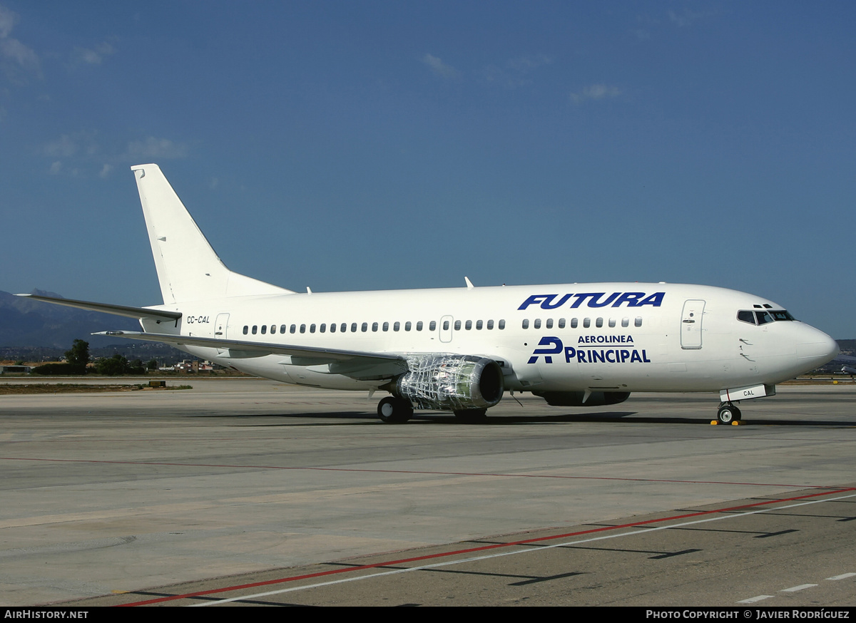 Aircraft Photo of CC-CAL | Boeing 737-33A | Futura International Airways | AirHistory.net #499675