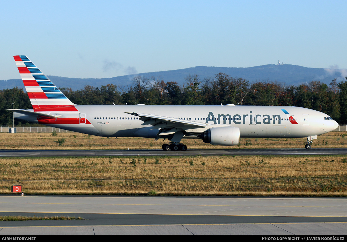 Aircraft Photo of N750AN | Boeing 777-223/ER | American Airlines | AirHistory.net #499678