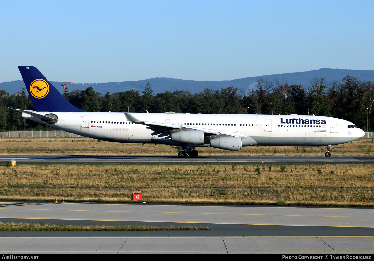 Aircraft Photo of D-AIGZ | Airbus A340-313X | Lufthansa | AirHistory.net #499682