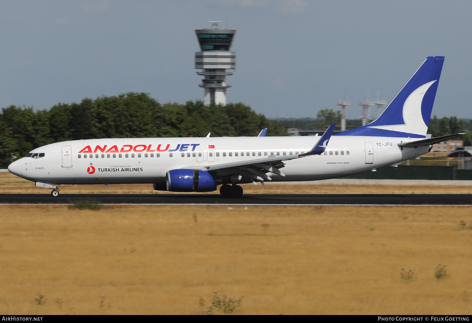 Aircraft Photo of TC-JFU | Boeing 737-8F2 | AnadoluJet | AirHistory.net #499768