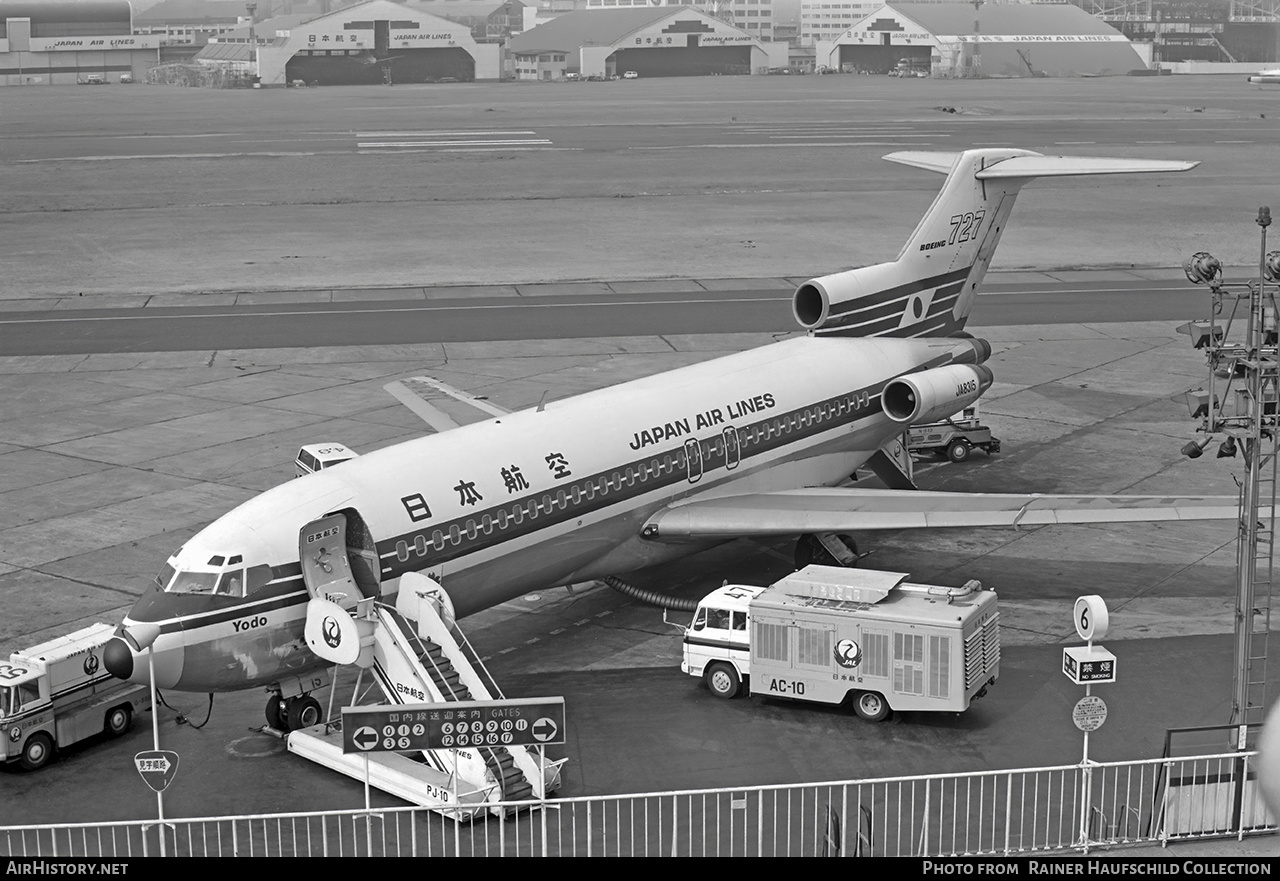 Aircraft Photo of JA8315 | Boeing 727-89 | Japan Air Lines - JAL | AirHistory.net #499779