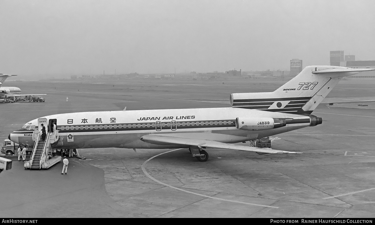 Aircraft Photo of JA8319 | Boeing 727-46 | Japan Air Lines - JAL | AirHistory.net #499781