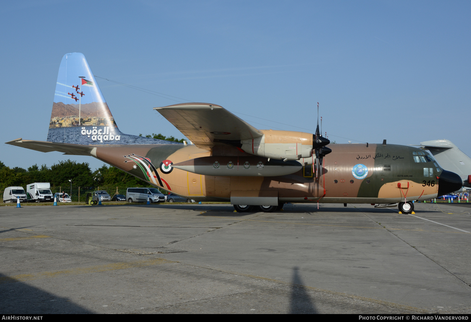 Aircraft Photo of 346 | Lockheed C-130H Hercules | Jordan - Air Force | AirHistory.net #499822