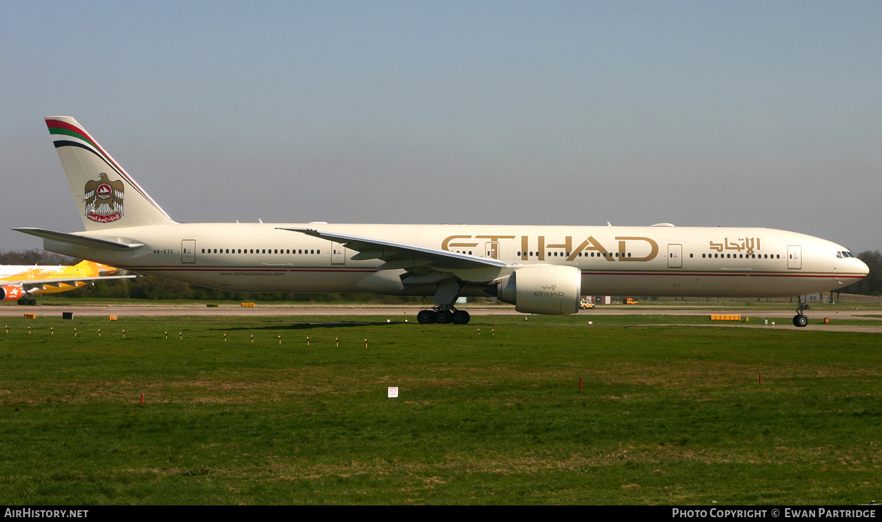 Aircraft Photo of A6-ETC | Boeing 777-3FX/ER | Etihad Airways | AirHistory.net #499841