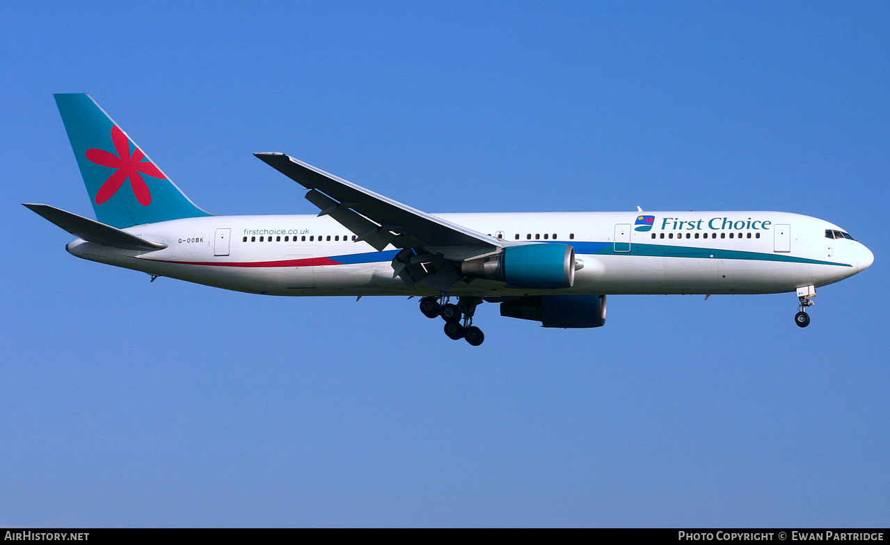 Aircraft Photo of G-OOBK | Boeing 767-324/ER | First Choice Airways | AirHistory.net #499842