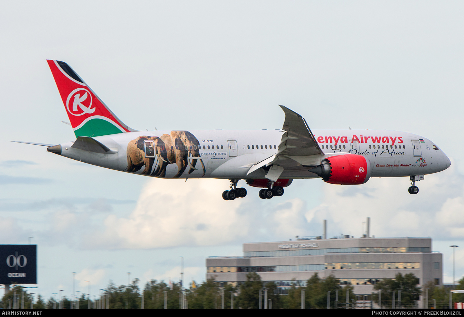 Aircraft Photo of 5Y-KZD | Boeing 787-8 Dreamliner | Kenya Airways | AirHistory.net #499871