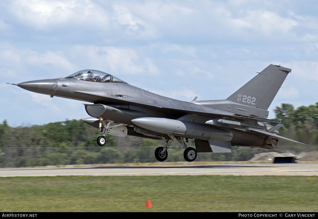 Aircraft Photo of 87-0262 / AF87-262 | Lockheed Martin F-16C Fighting Falcon | USA - Air Force | AirHistory.net #499883