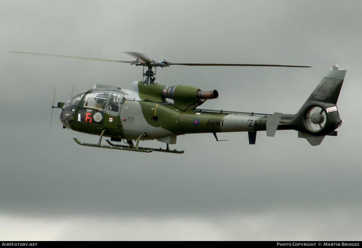 Aircraft Photo of ZA726 | Aerospatiale SA-341B Gazelle AH1 | UK - Army | AirHistory.net #499915