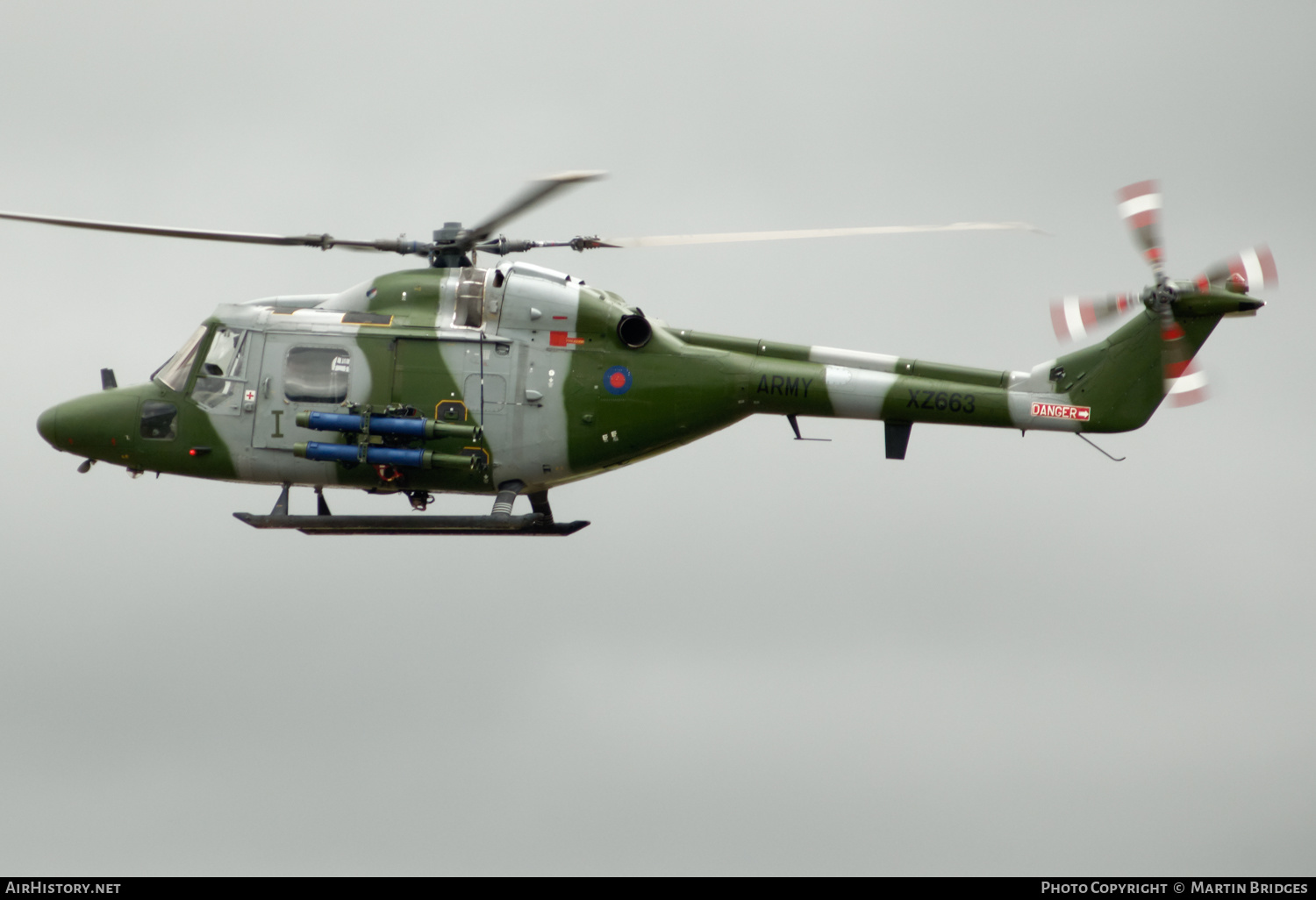 Aircraft Photo of XZ663 | Westland WG-13 Lynx AH7 | UK - Army | AirHistory.net #499917