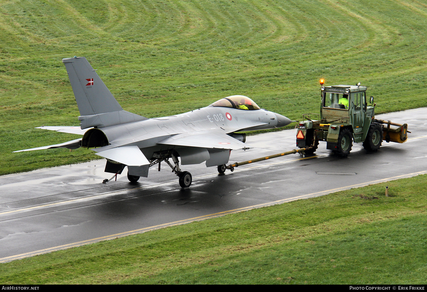 Aircraft Photo of E-018 | General Dynamics F-16AM Fighting Falcon | Denmark - Air Force | AirHistory.net #499927