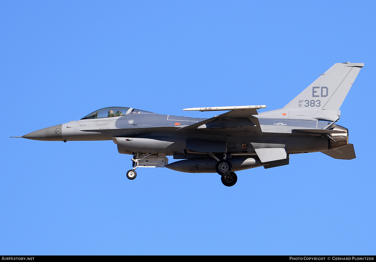 Aircraft Photo of 91-0383 / AF91-383 | General Dynamics F-16CM Fighting Falcon | USA - Air Force | AirHistory.net #499946