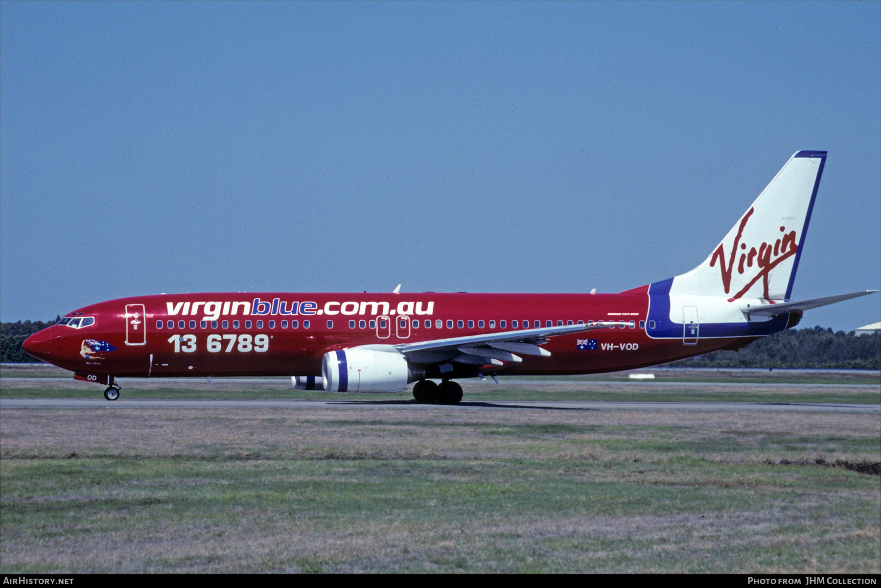 Aircraft Photo of VH-VOD | Boeing 737-8BK | Virgin Blue Airlines | AirHistory.net #499954