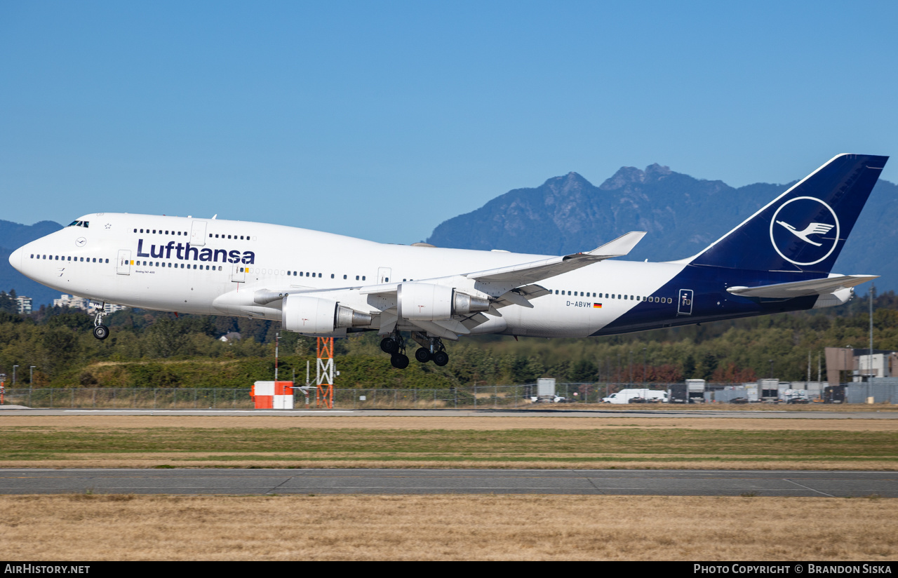Aircraft Photo of D-ABVM | Boeing 747-430 | Lufthansa | AirHistory.net #499995