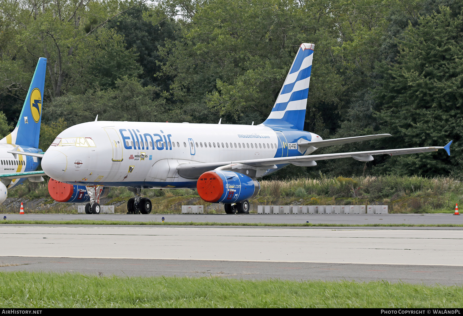 Aircraft Photo of EI-FGE | Airbus A319-133 | Ellinair | AirHistory.net #500029