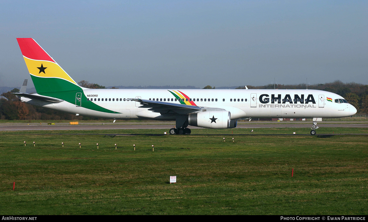 Aircraft Photo of N930RD | Boeing 757-225 | Ghana International Airlines | AirHistory.net #500030