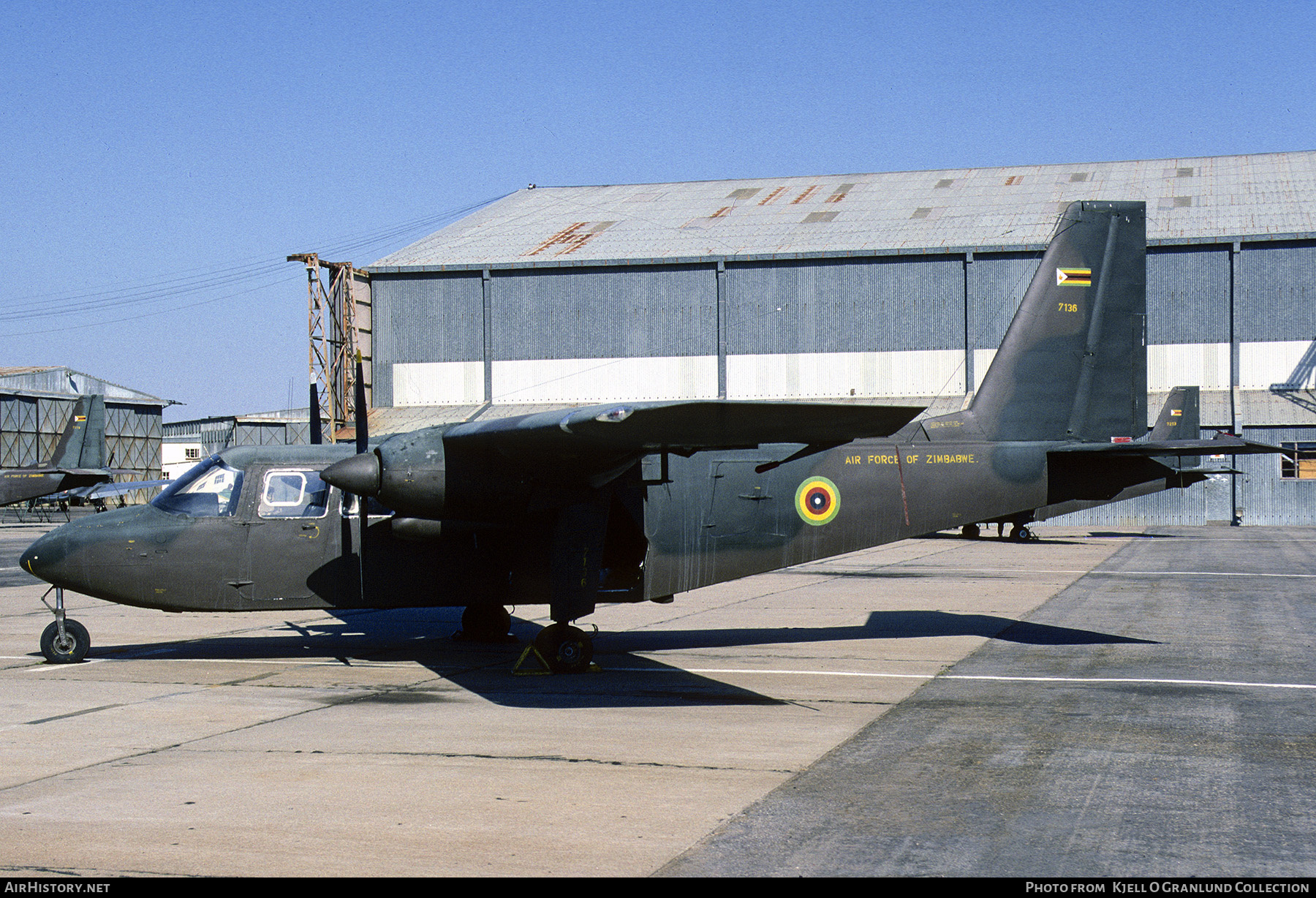 Aircraft Photo of 7136 | Britten-Norman BN-2A-6 Islander | Zimbabwe - Air Force | AirHistory.net #500054