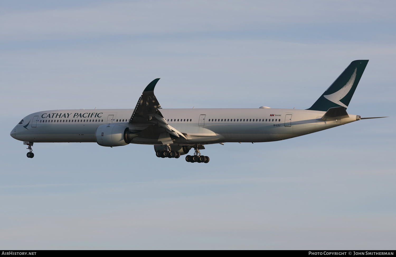 Aircraft Photo of B-LXJ | Airbus A350-1041 | Cathay Pacific Airways | AirHistory.net #500167