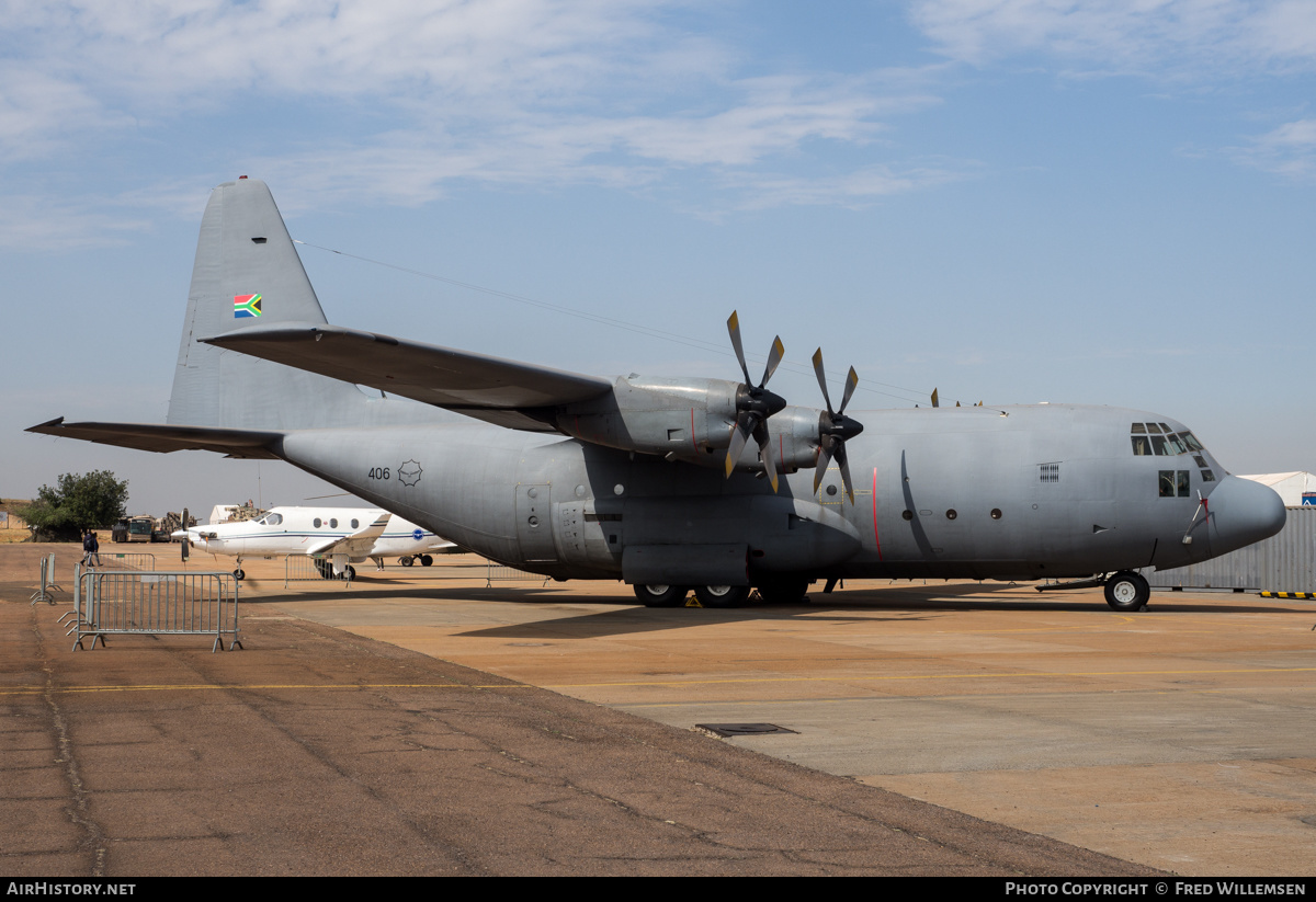 Aircraft Photo of 406 | Lockheed C-130BZ Hercules (L-282) | South Africa - Air Force | AirHistory.net #500176
