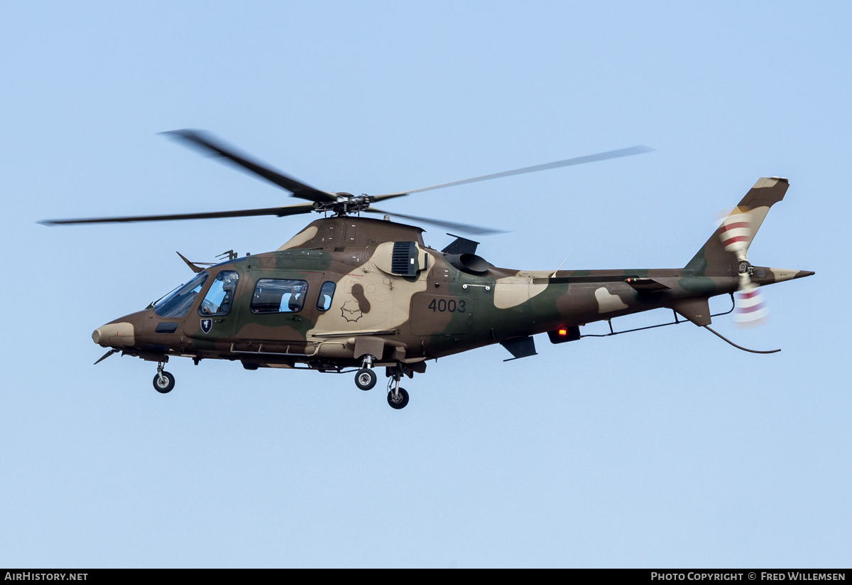 Aircraft Photo of 4003 | Agusta A-109E LUH | South Africa - Air Force | AirHistory.net #500182