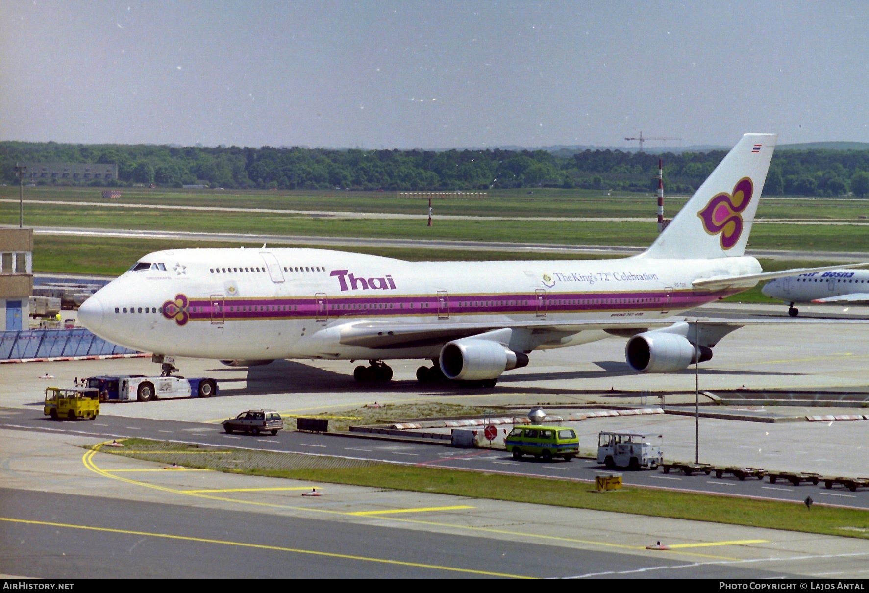 Aircraft Photo of HS-TGX | Boeing 747-4D7 | Thai Airways International | AirHistory.net #500199