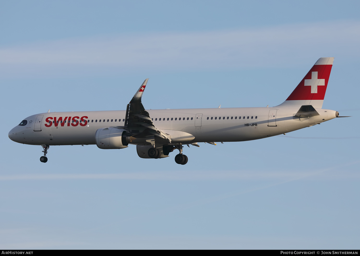 Aircraft Photo of HB-JPB | Airbus A321-271NX | Swiss International Air Lines | AirHistory.net #500214
