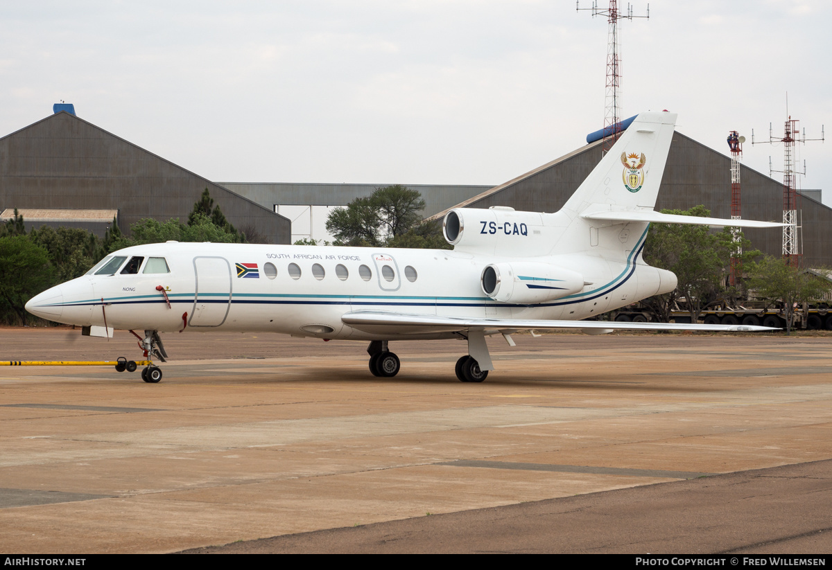 Aircraft Photo of ZS-CAQ | Dassault Falcon 50 | South Africa - Air Force | AirHistory.net #500222