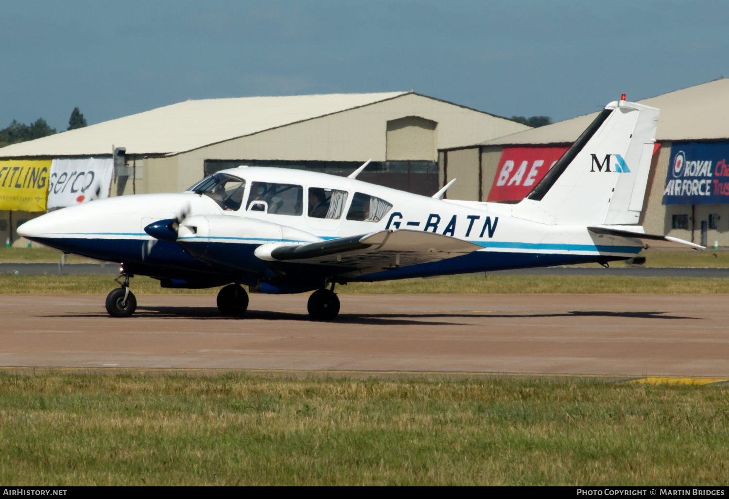 Aircraft Photo of G-BATN | Piper PA-23-250 Aztec E | Marshall Aerospace | AirHistory.net #500224