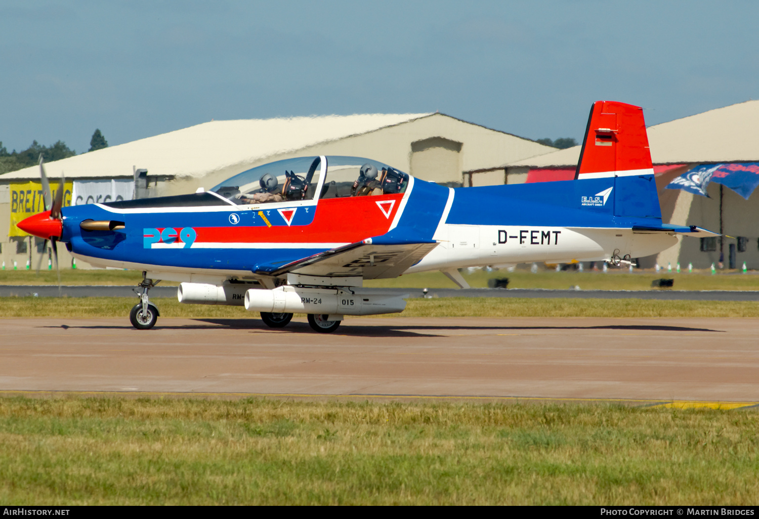 Aircraft Photo of D-FEMT | Pilatus PC-9B | EIS Aircraft | AirHistory.net #500247
