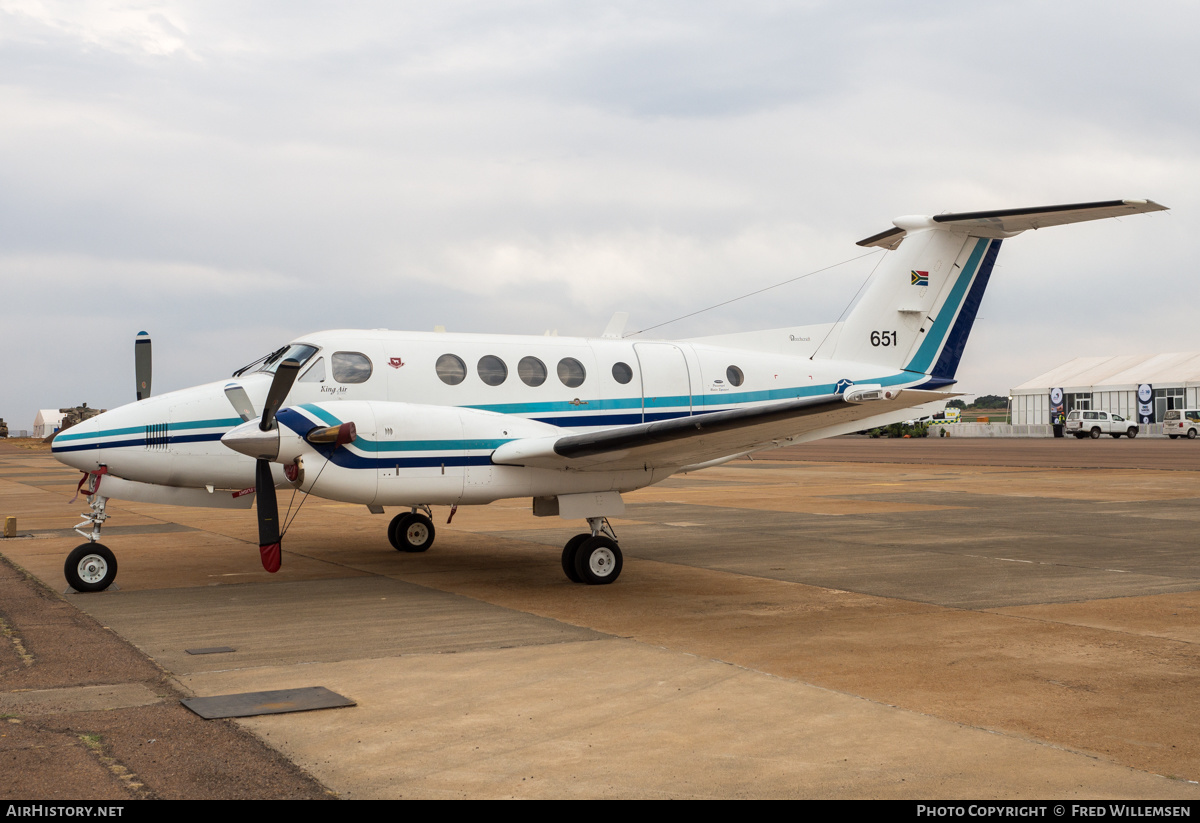 Aircraft Photo of 651 | Beech 200C Super King Air | South Africa - Air Force | AirHistory.net #500278