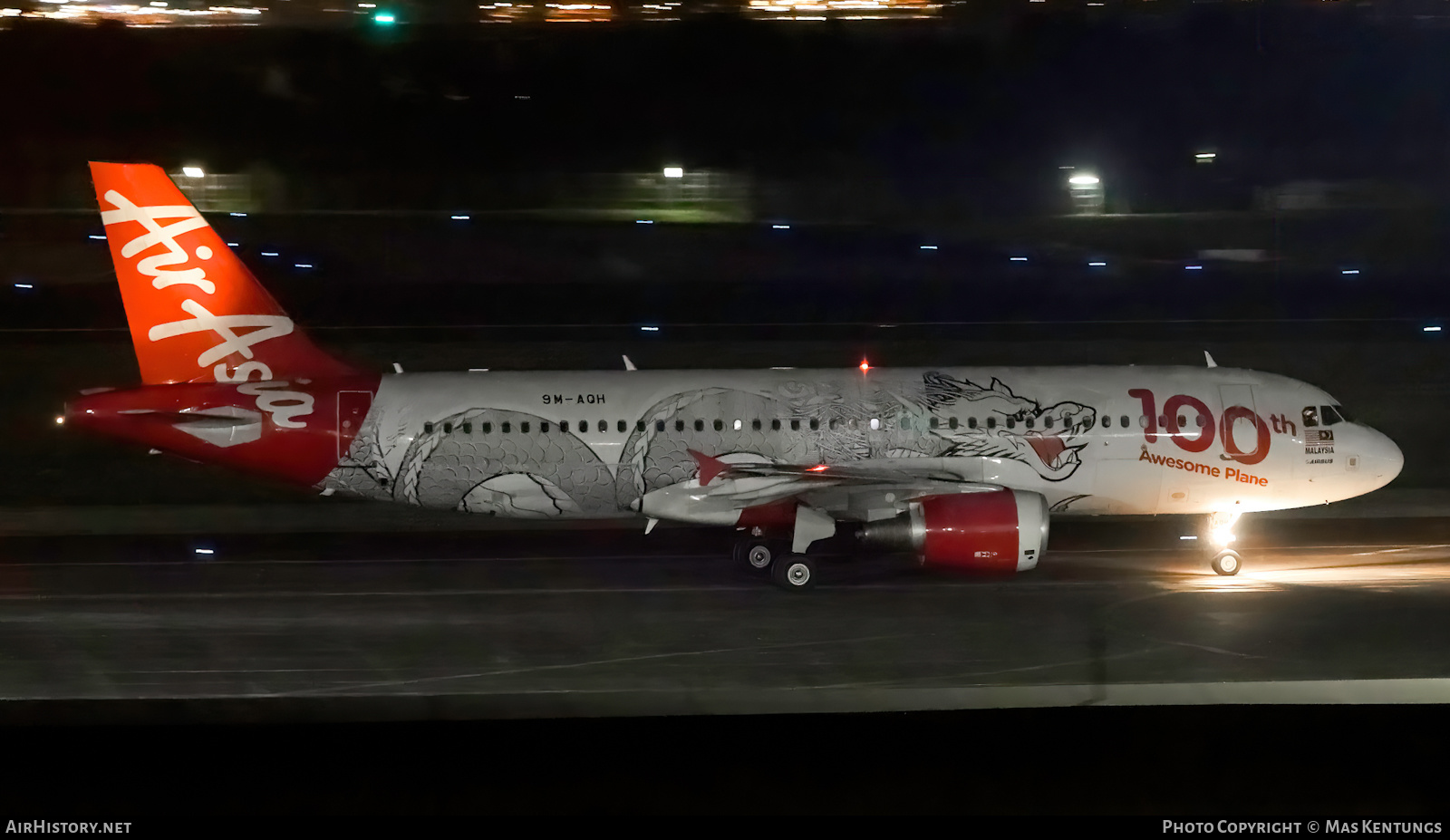 Aircraft Photo of 9M-AQH | Airbus A320-216 | AirAsia | AirHistory.net #500299