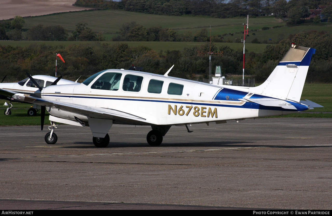 Aircraft Photo of N678EM | Beech A36 Bonanza | AirHistory.net #500327
