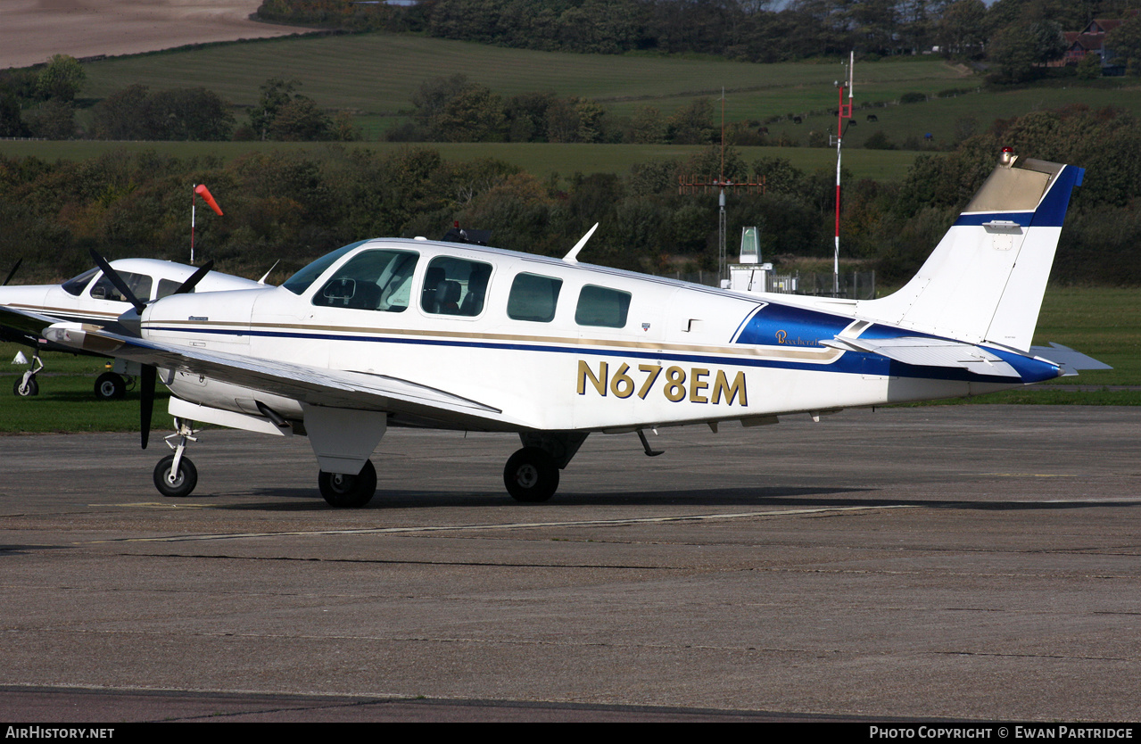 Aircraft Photo of N678EM | Beech A36 Bonanza 36 | AirHistory.net #500327