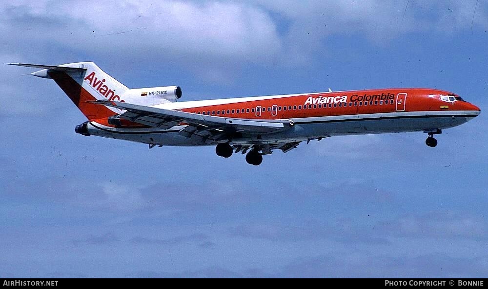 Aircraft Photo of HK-2151X | Boeing 727-2A1/Adv | Avianca | AirHistory.net #500333