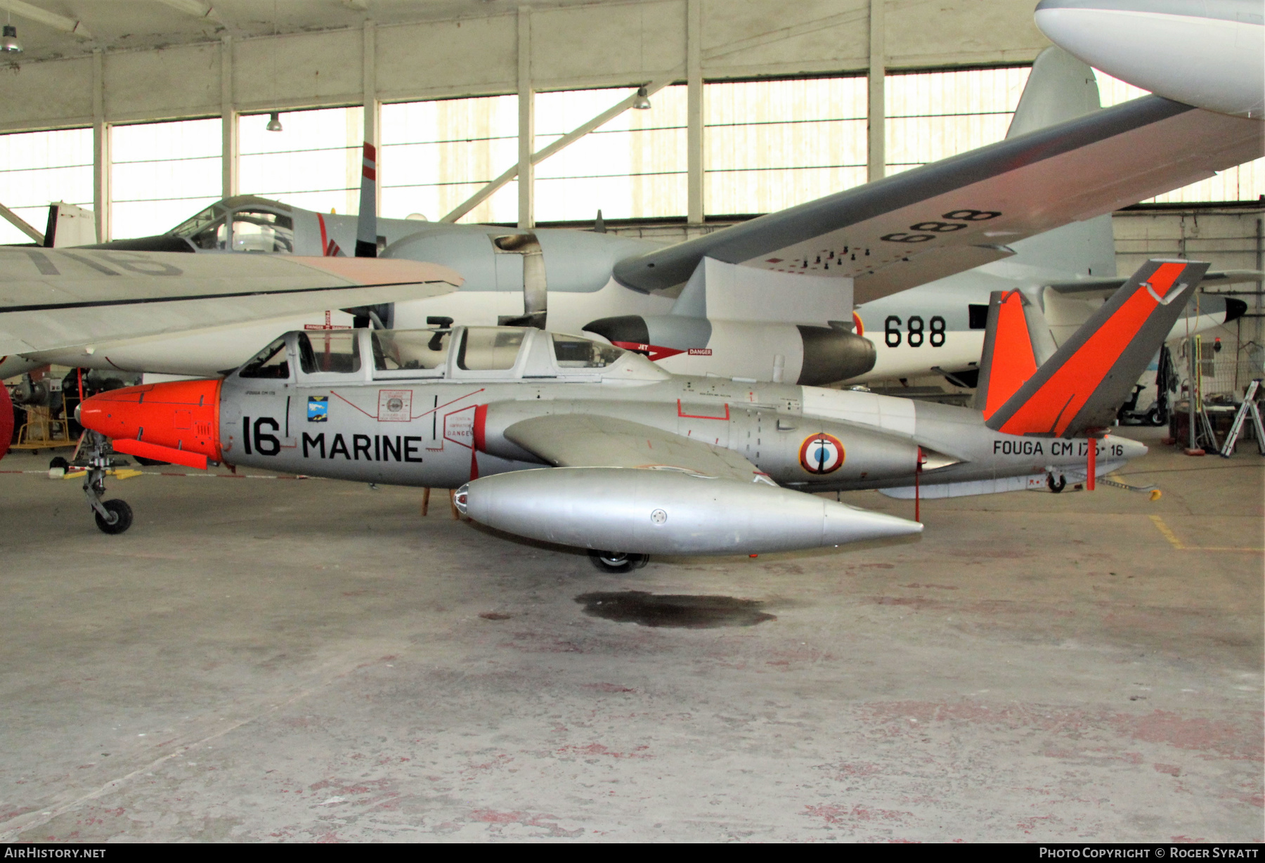 Aircraft Photo of 16 | Fouga CM-175 Zéphyr | France - Navy | AirHistory.net #500354