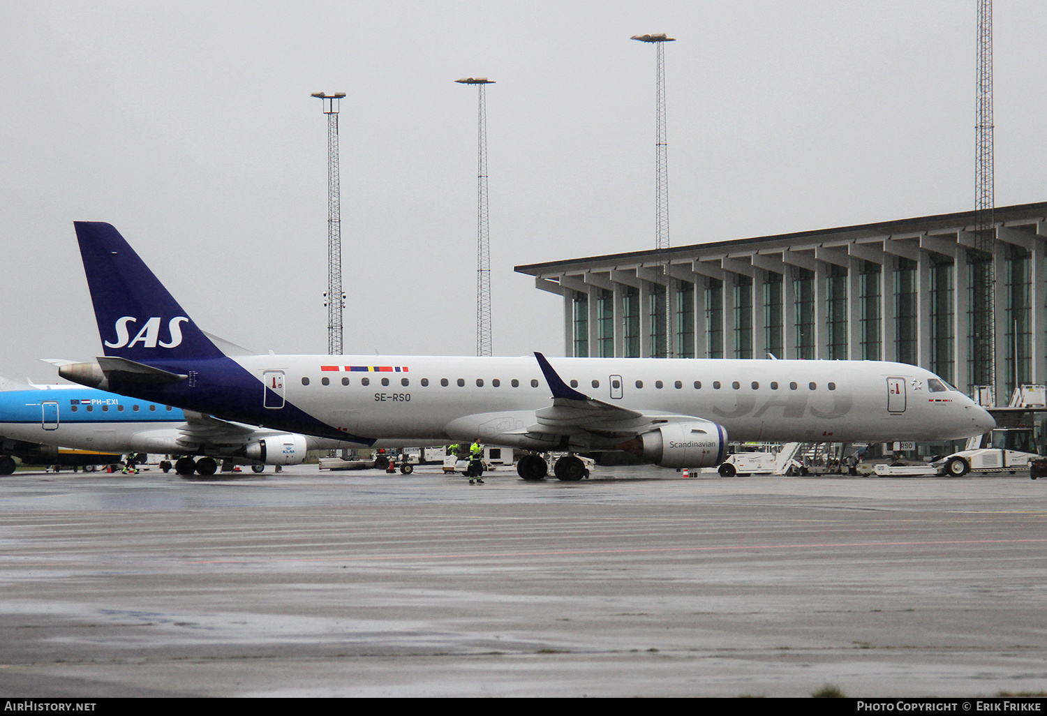 Aircraft Photo of SE-RSO | Embraer 195LR (ERJ-190-200LR) | Scandinavian Airlines - SAS | AirHistory.net #500370