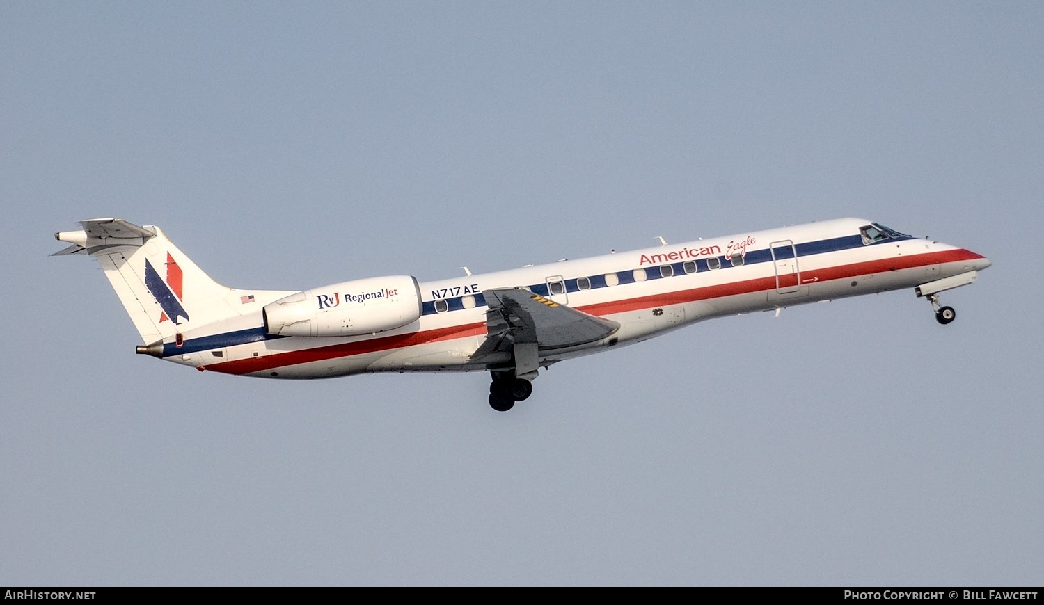 Aircraft Photo of N717AE | Embraer ERJ-135LR (EMB-135LR) | American Eagle | AirHistory.net #500381