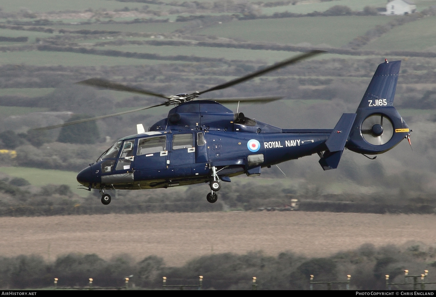 Aircraft Photo of ZJ165 | Aerospatiale SA-365N-2 Dauphin 2 | UK - Navy | AirHistory.net #500383