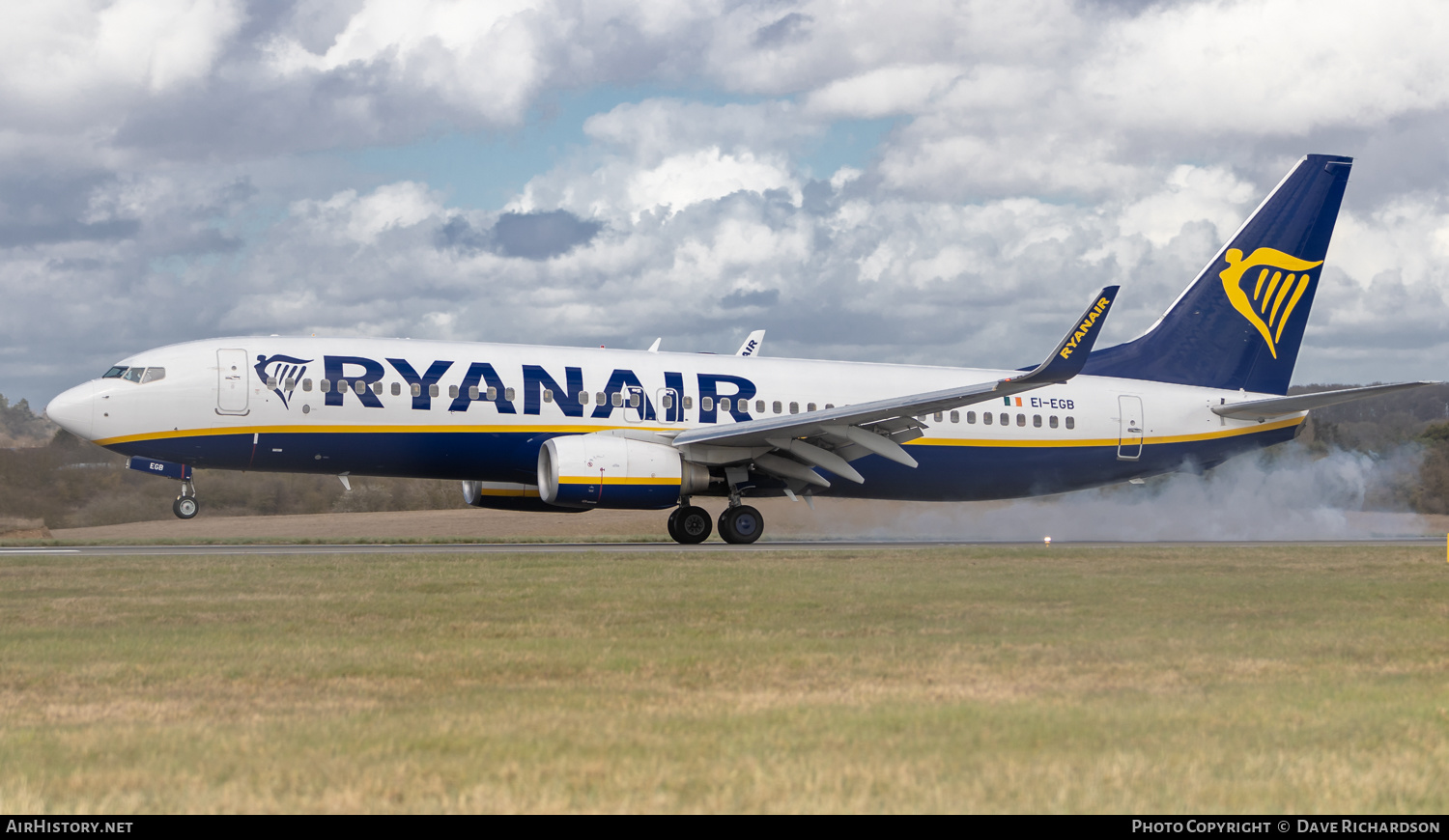 Aircraft Photo of EI-EGB | Boeing 737-8AS | Ryanair | AirHistory.net #500384
