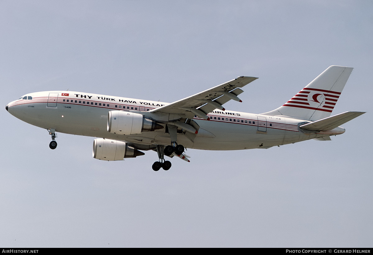 Aircraft Photo of TC-JCM | Airbus A310-203 | THY Türk Hava Yolları - Turkish Airlines | AirHistory.net #500399