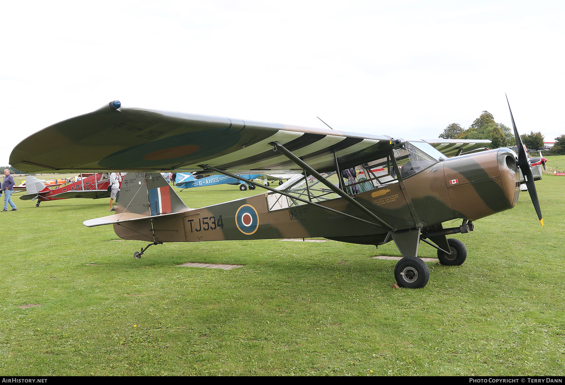 Aircraft Photo of G-AKSY / TJ534 | Auster 5 | UK - Air Force | AirHistory.net #500411