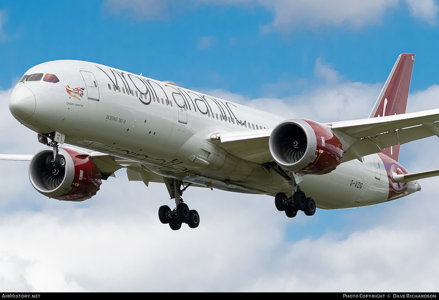 Aircraft Photo of G-VZIG | Boeing 787-9 Dreamliner | Virgin Atlantic Airways | AirHistory.net #500429