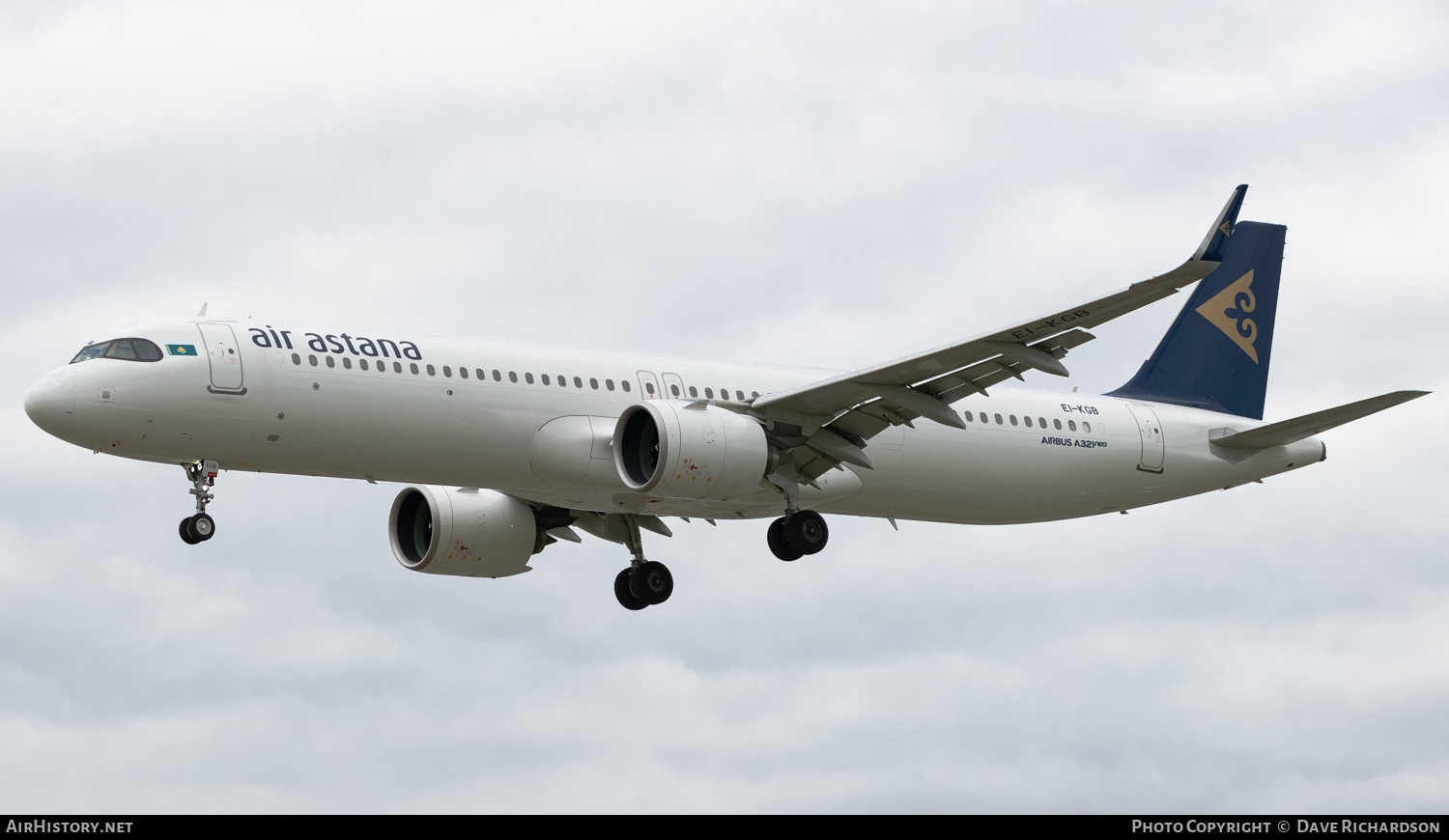 Aircraft Photo of EI-KGB | Airbus A321-271NX | Air Astana | AirHistory.net #500430